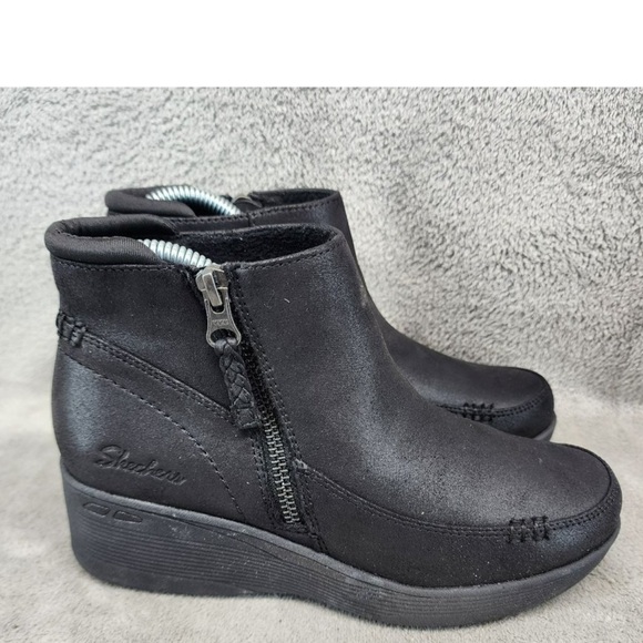 Sketchers black ankle boots - Picture 2 of 8